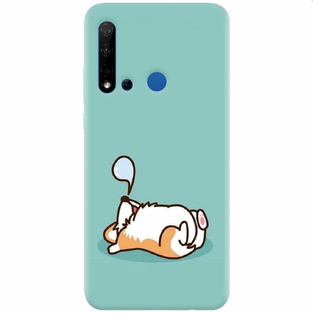Husa silicon pentru Huawei P20 Lite (2019), Cute Corgi
