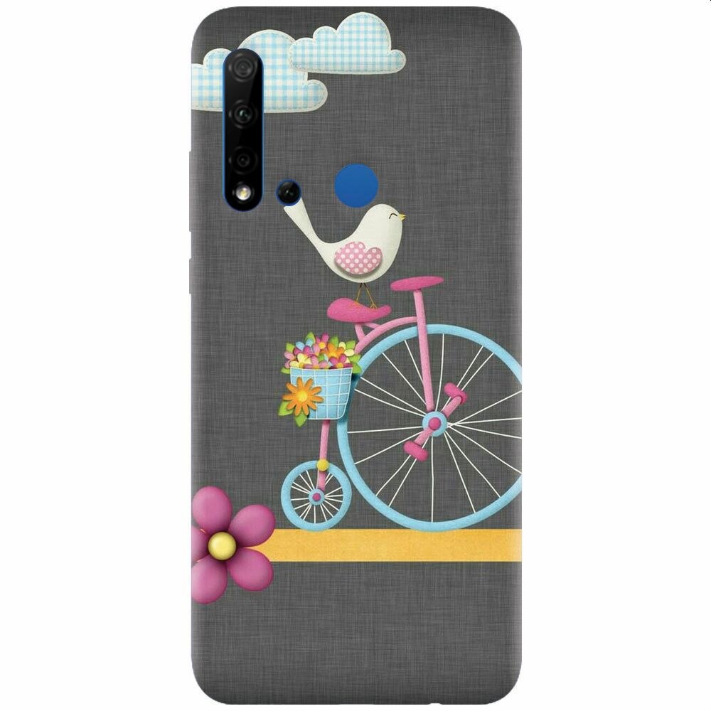 Husa silicon pentru Huawei P20 Lite (2019), Bird