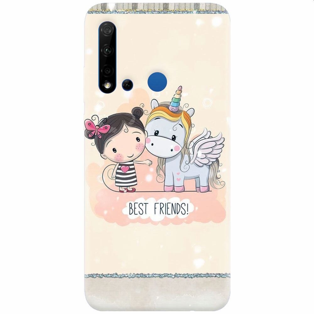 Husa silicon pentru Huawei P20 Lite (2019), Best Friends