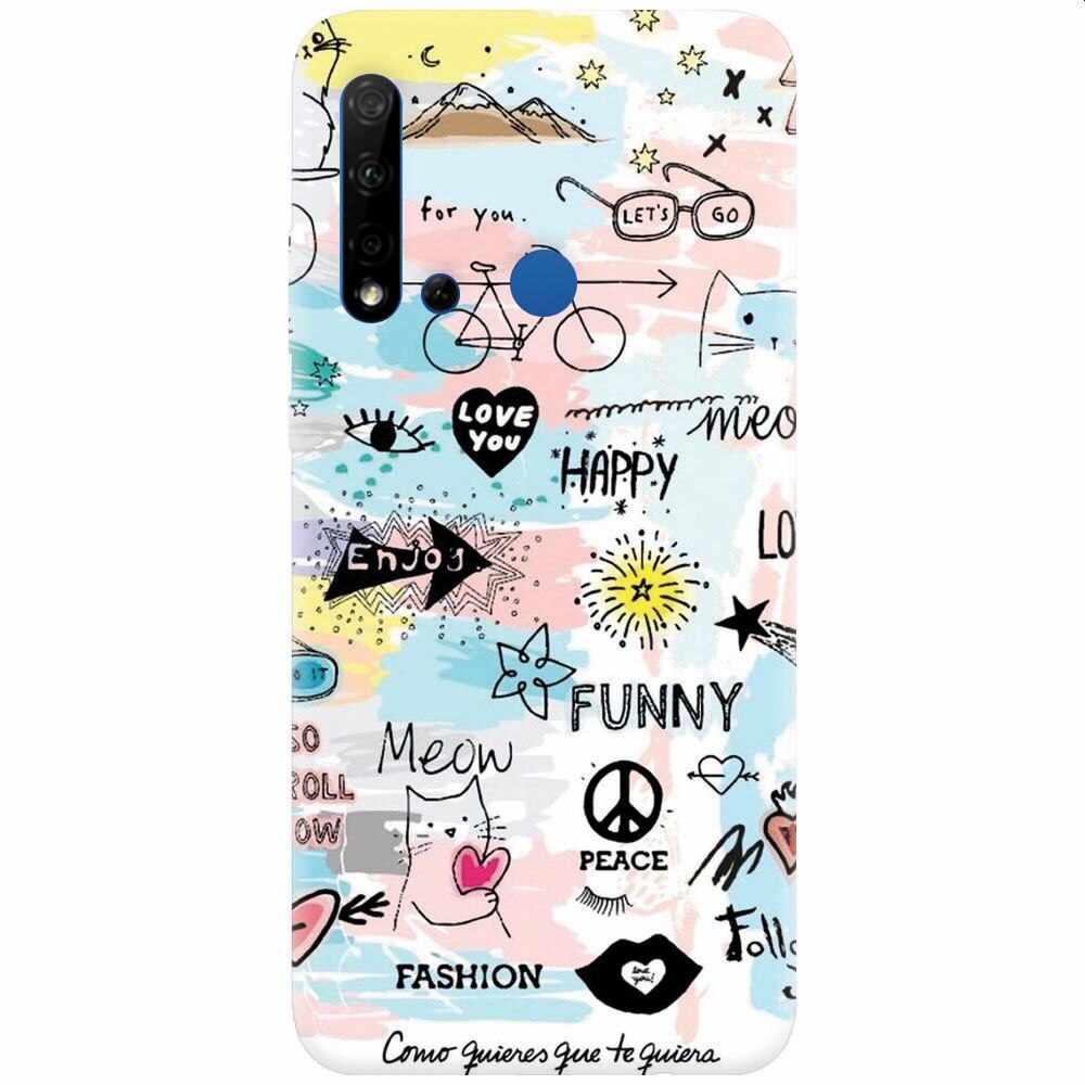 Husa silicon pentru Huawei P20 Lite (2019), Enjoy
