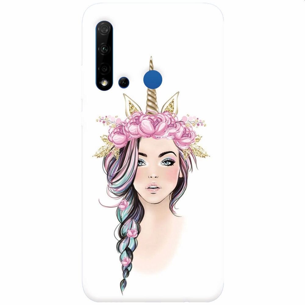 Husa silicon pentru Huawei P20 Lite (2019), Unicorn Girl