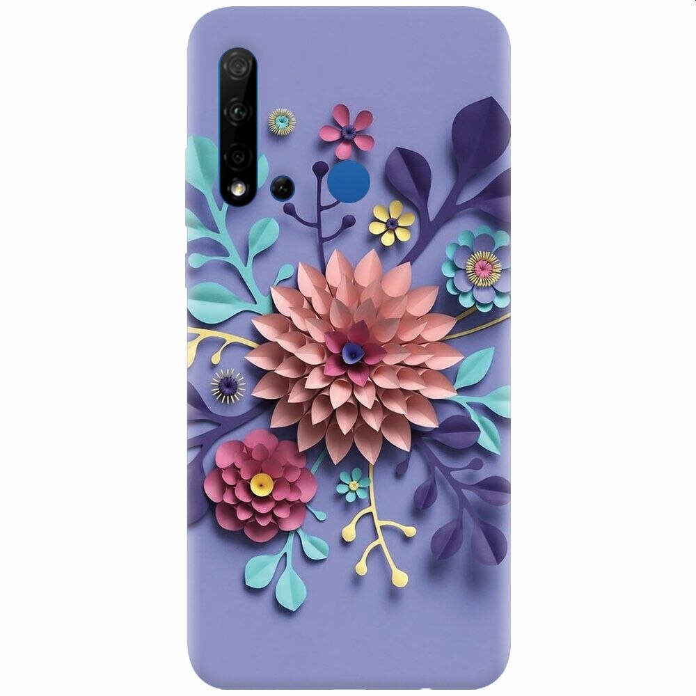 Husa silicon pentru Huawei P20 Lite (2019), Flower Artwork