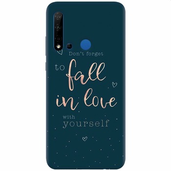 Husa silicon pentru Huawei P20 Lite (2019), Fall In Love Husa silicon pentru Huawei P20 Lite (2019), Fall In Love