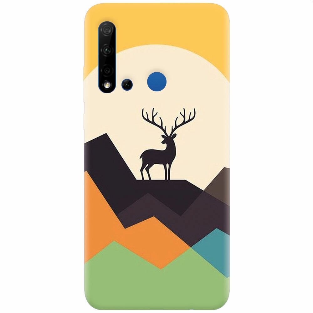 Husa silicon pentru Huawei P20 Lite (2019), Abstract Deer