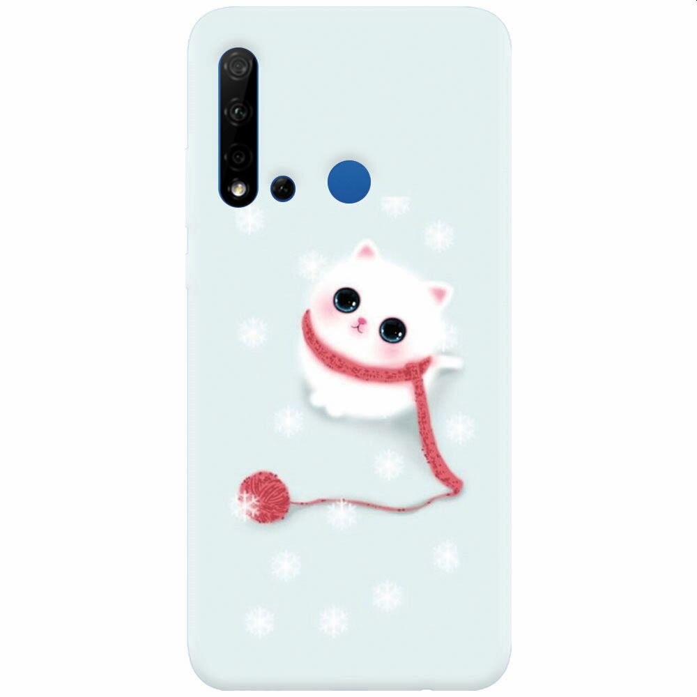 Husa silicon pentru Huawei P20 Lite (2019), Cute Cat