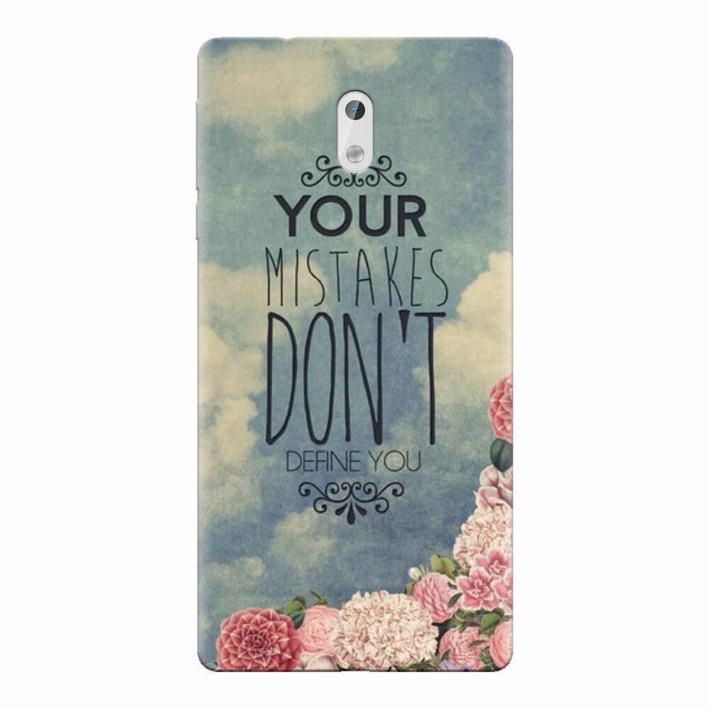 Husa silicon pentru Nokia 3, Your Mistakes Dont Define You