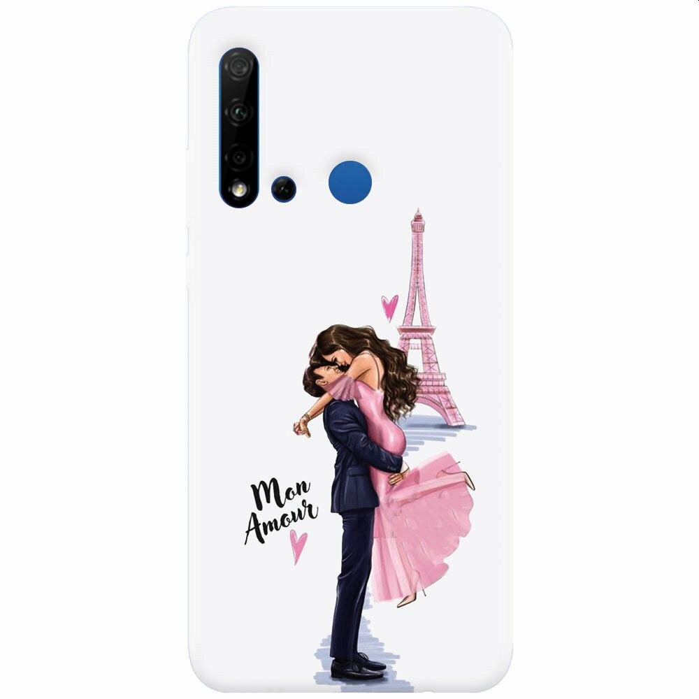 Husa silicon pentru Huawei P20 Lite (2019), Paris Love Mon Amour
