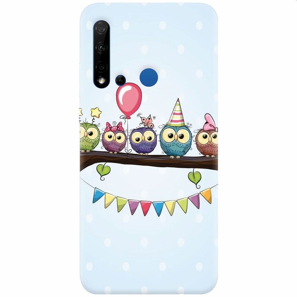Husa silicon pentru Huawei P20 Lite (2019), Party Birds