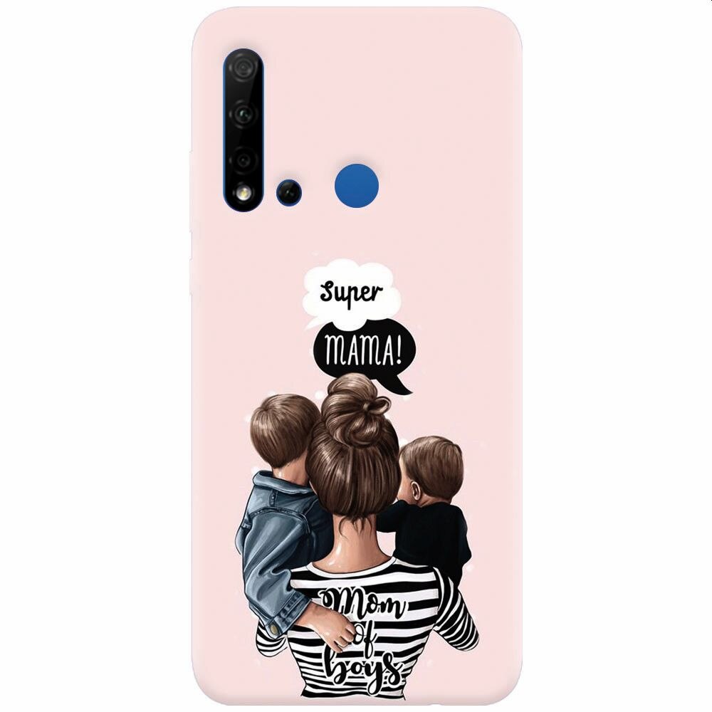 Husa silicon pentru Huawei P20 Lite (2019), Mom Of Boys