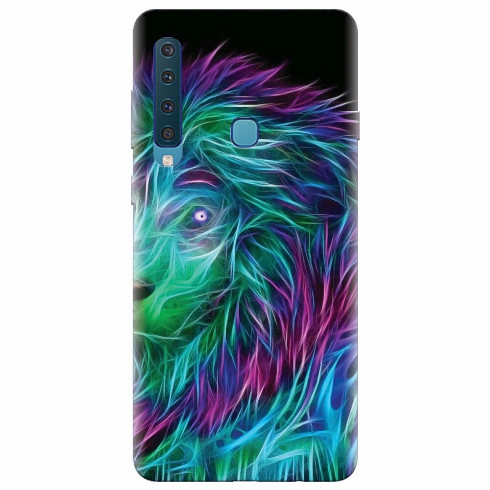 Husa silicon pentru Samsung Galaxy A9 2018, Abstract Lion 002