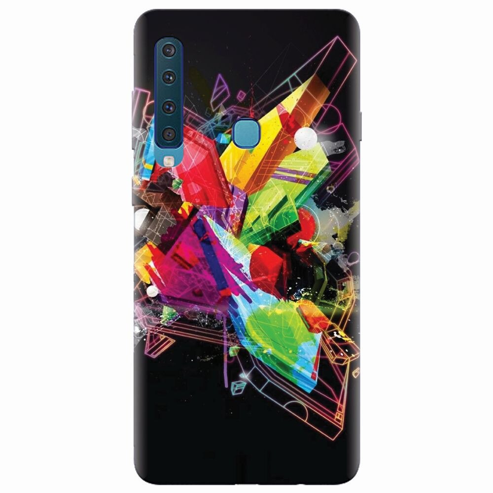 Husa silicon pentru Samsung Galaxy A9 2018, Abstract Shape