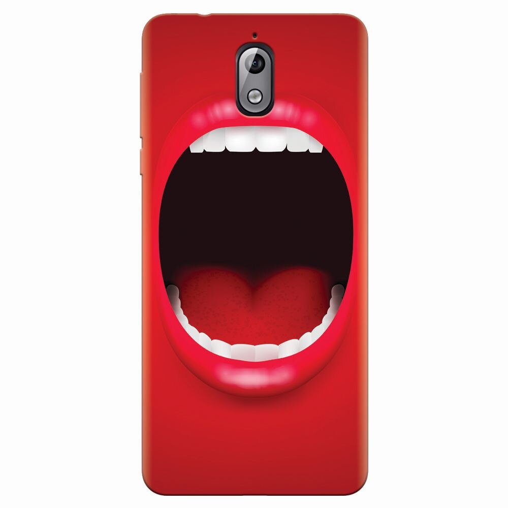 Husa silicon pentru Nokia 3.1, Big Mouth