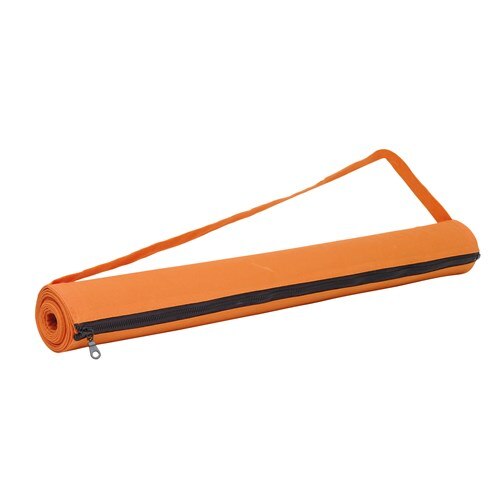 Saltea Weser Coast, oranj, 180 x 60 / Ø7 x 60 cm, bareta si fermoar