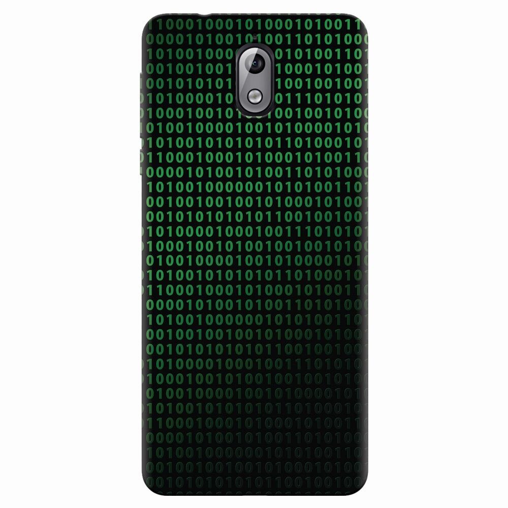 Husa silicon pentru Nokia 3.1, Binary Code