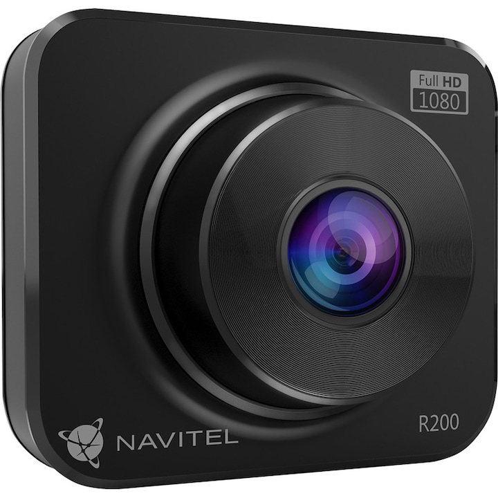 Видеорегистратор DVR Navitel R200NV с night vision, FHD, Дисплей 2", 120-градусов ъгъл, G-Sensor, Автоматичен запис