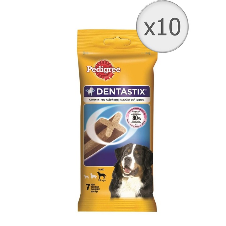 Награда за кучета Pedigree Dentastix Mono, Големи породи, 10 броя x 270 гр