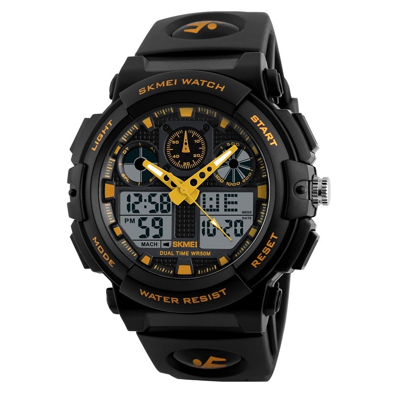 Ceas sport pentru barbati SKMEI TOUGH, Galben