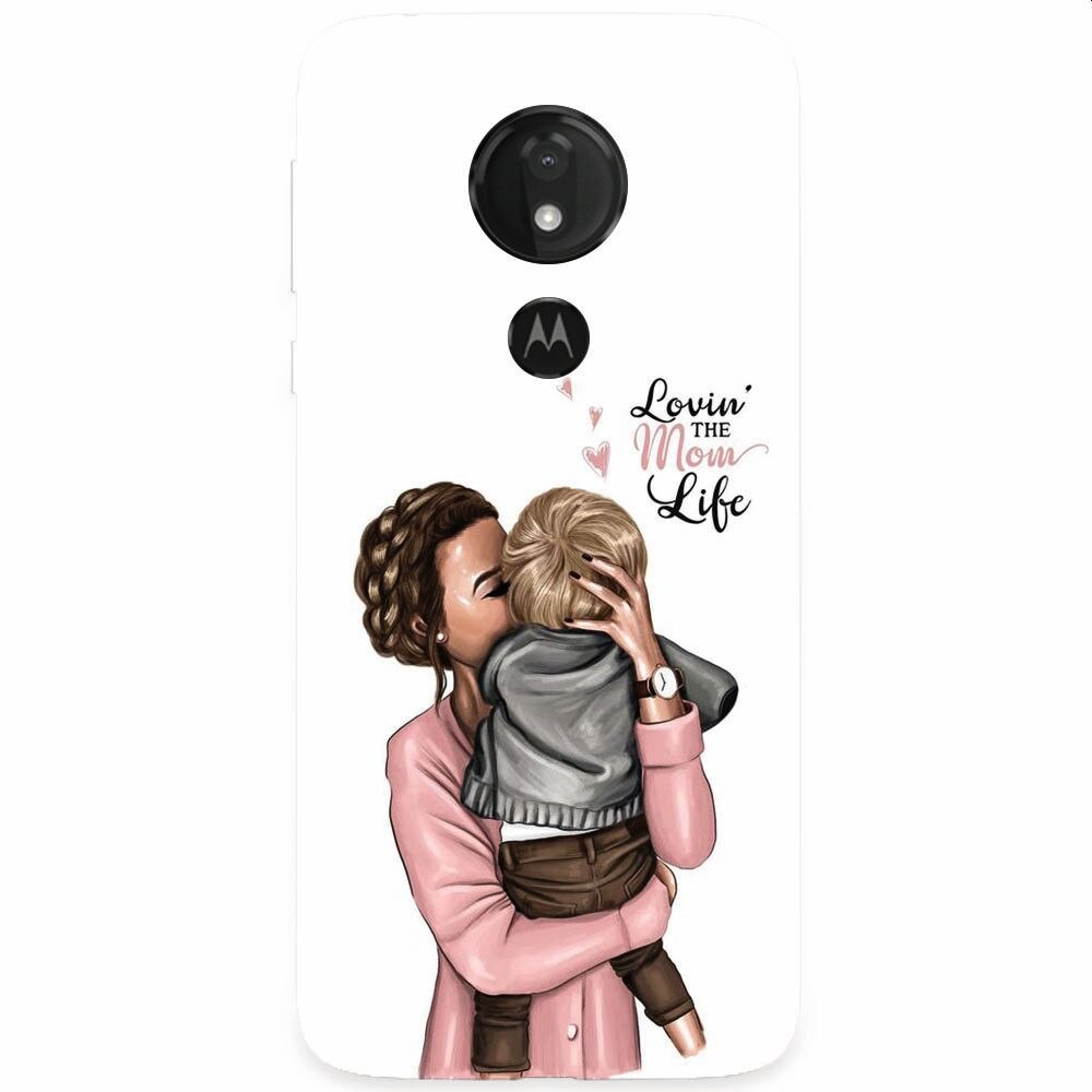 Husa silicon pentru Motorola Moto G7, Loving Mother