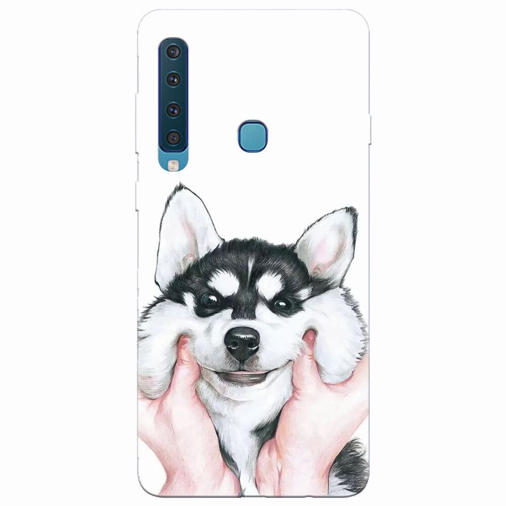 Husa silicon pentru Samsung Galaxy A9 2018, Cute Dog 1.