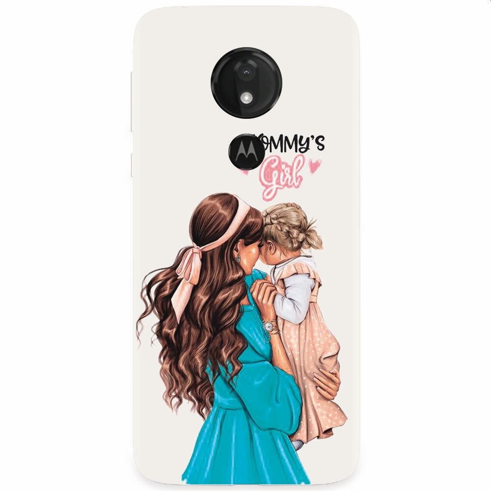 Husa silicon pentru Motorola Moto G7 Power, Mommy's Girl 2