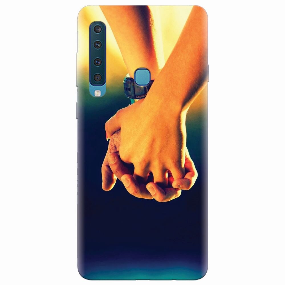 Husa silicon pentru Samsung Galaxy A9 2018, Couple Holding Hands