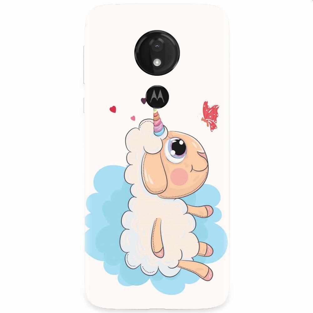 Husa silicon pentru Motorola Moto G7, Sheep Star
