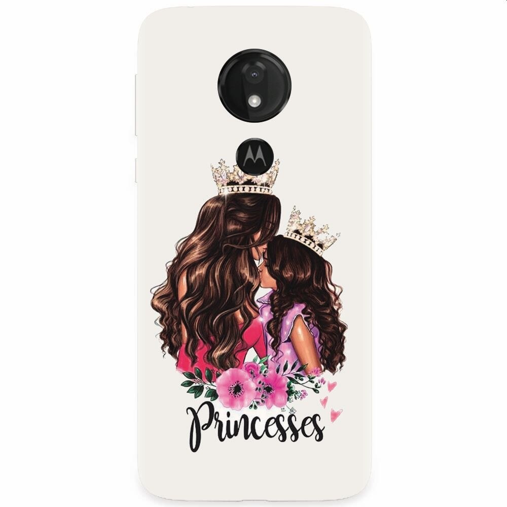 Husa silicon pentru Motorola Moto G7, Princesses