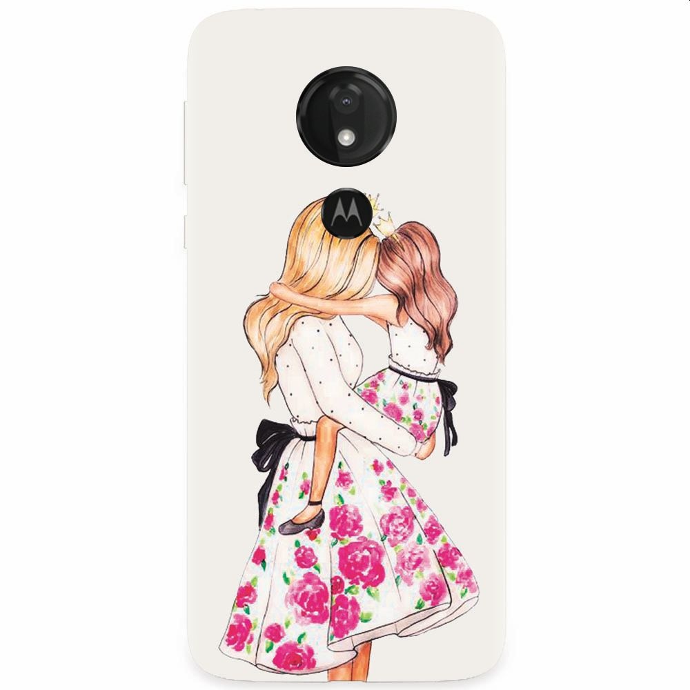 Husa silicon pentru Motorola Moto G7 Power, Mom Love