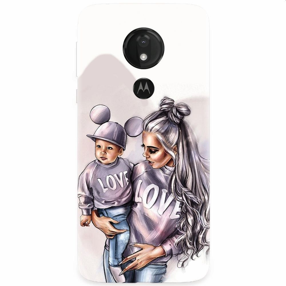 Husa silicon pentru Motorola Moto G7 Power, Mommy Love