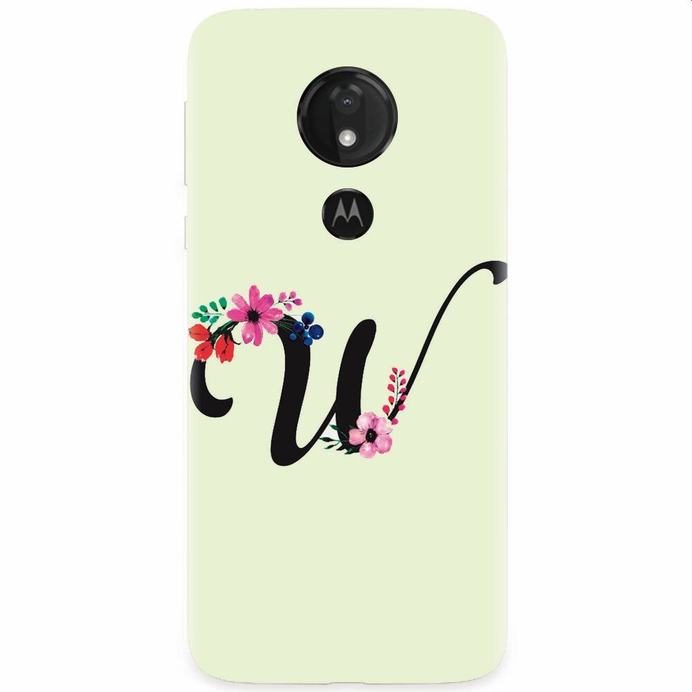 Husa silicon pentru Motorola Moto G7, Litera W