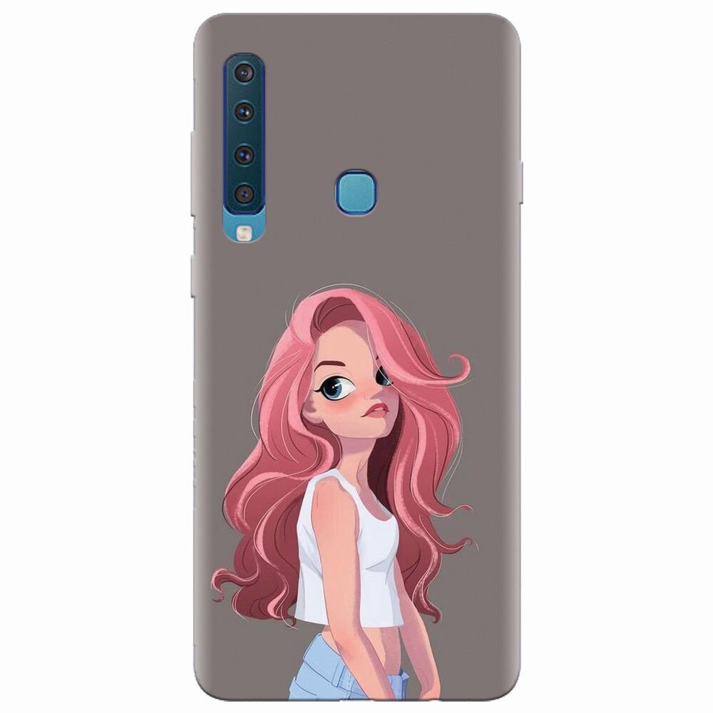Husa silicon pentru Samsung Galaxy A9 2018, Cute Girl