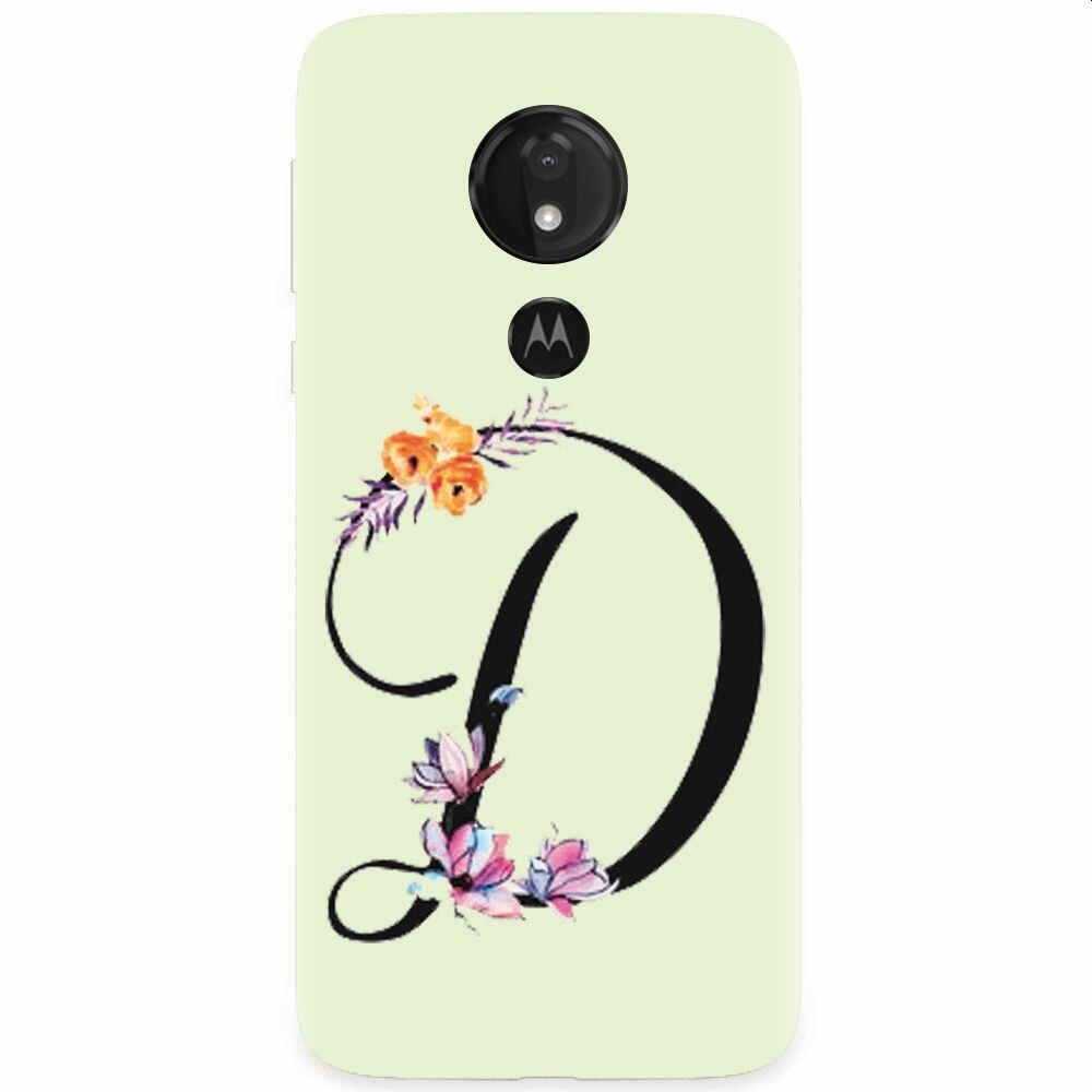 Husa silicon pentru Motorola Moto G7, Litera D