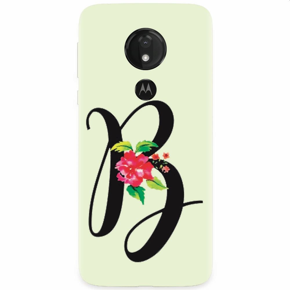Husa silicon pentru Motorola Moto G7, Litera B
