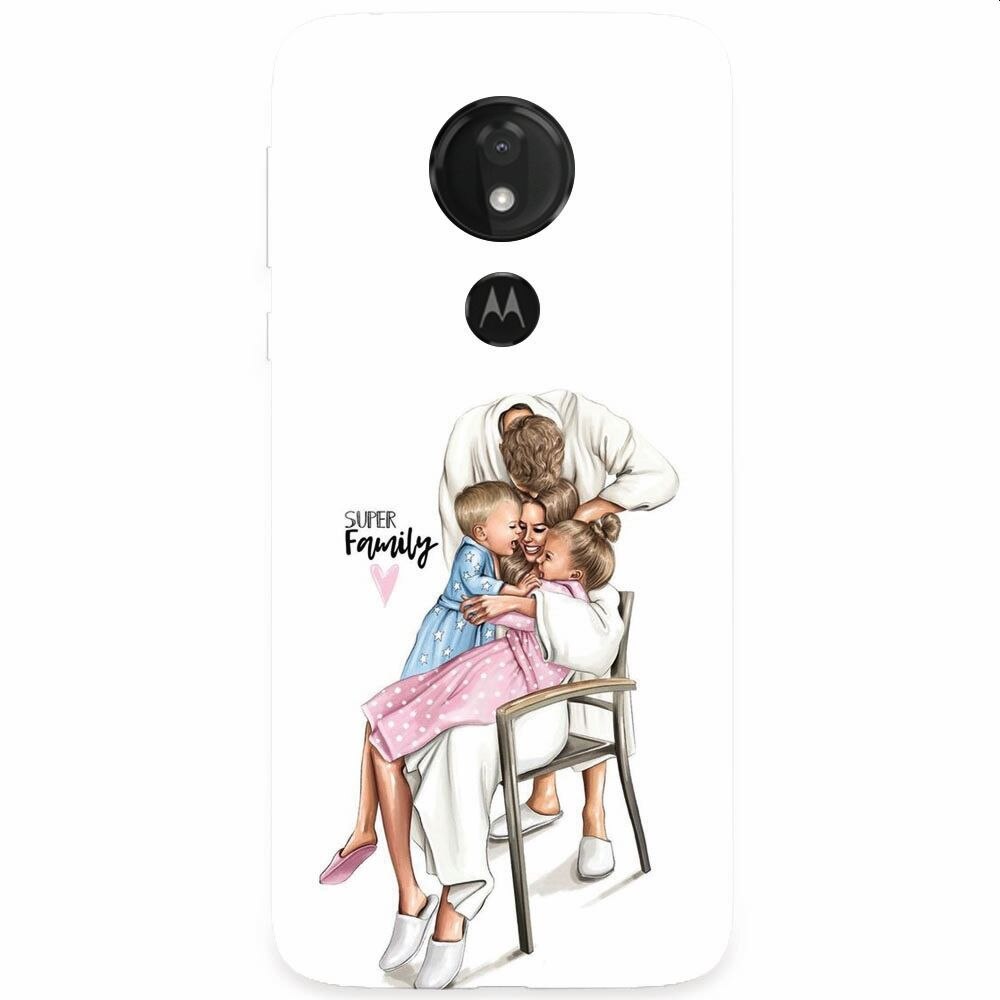 Husa silicon pentru Motorola Moto G7, Super Family