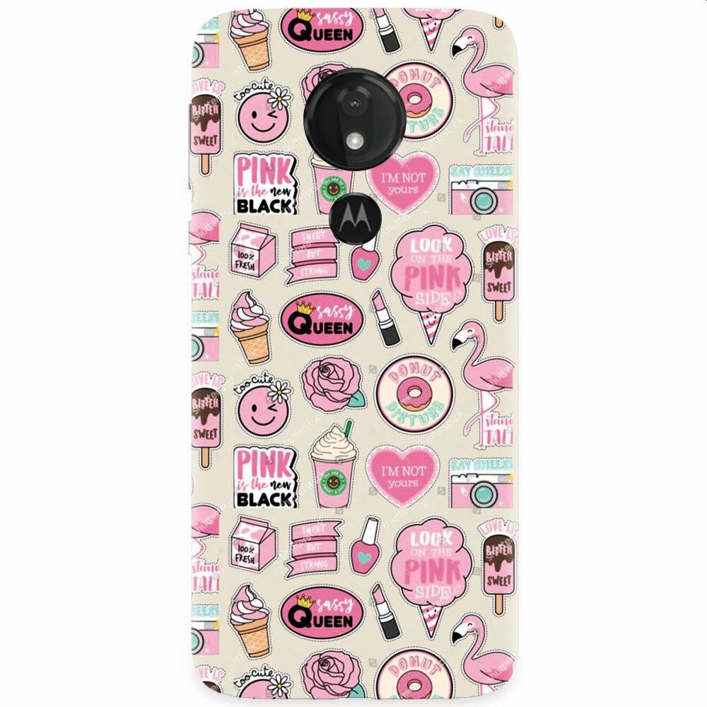 Husa silicon pentru Motorola Moto G7, Sassy Queen