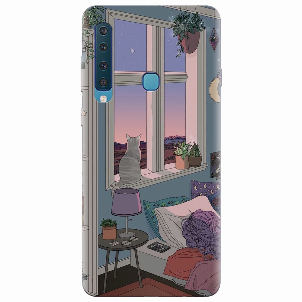 Husa silicon pentru Samsung Galaxy A9 2018, Girl Room