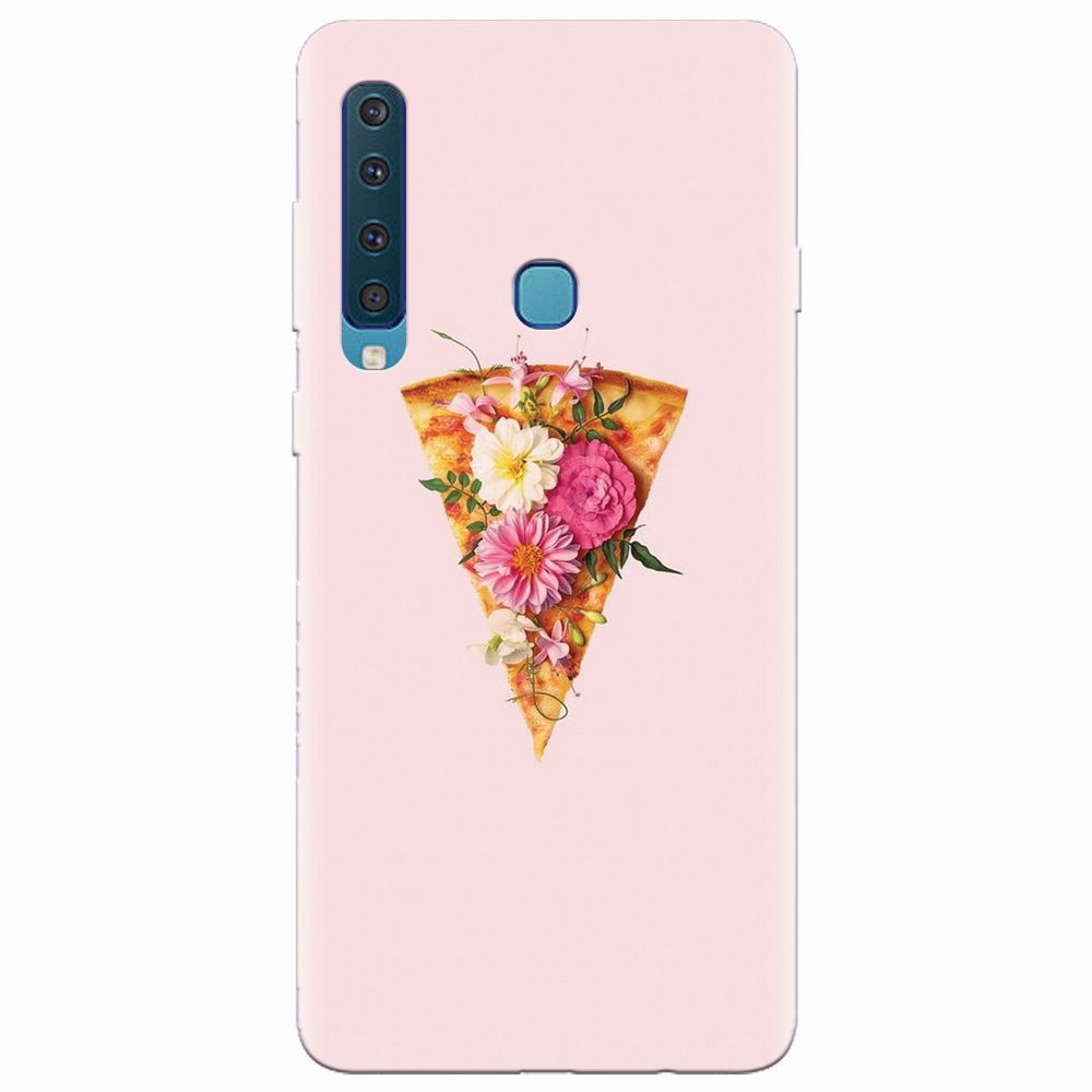 Husa silicon pentru Samsung Galaxy A9 2018, Flower Pizza