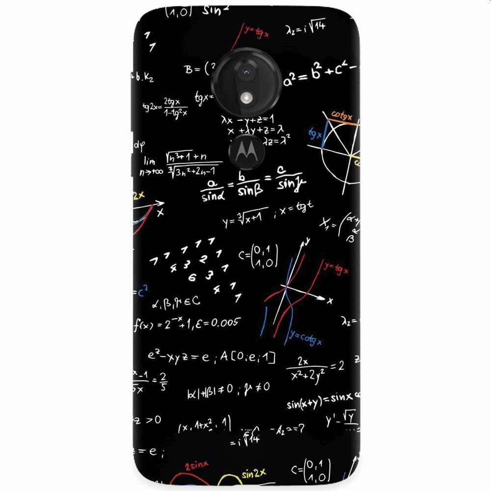 Husa silicon pentru Motorola Moto G7, Math