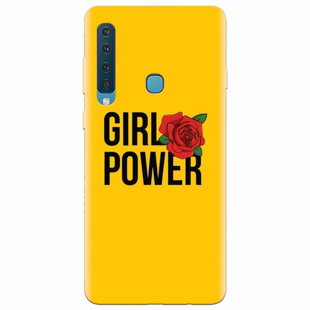 Husa silicon pentru Samsung Galaxy A9 2018, Girl Power