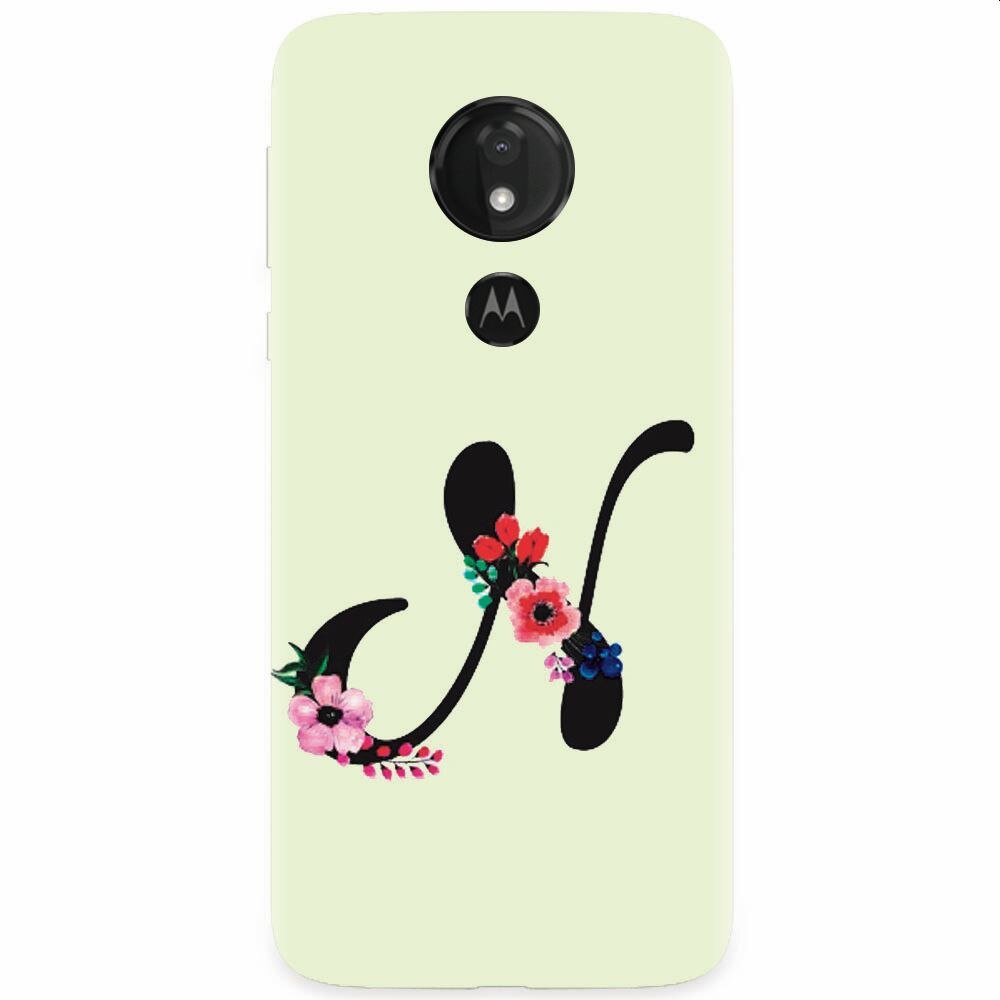 Husa silicon pentru Motorola Moto G7 Power, Litera N