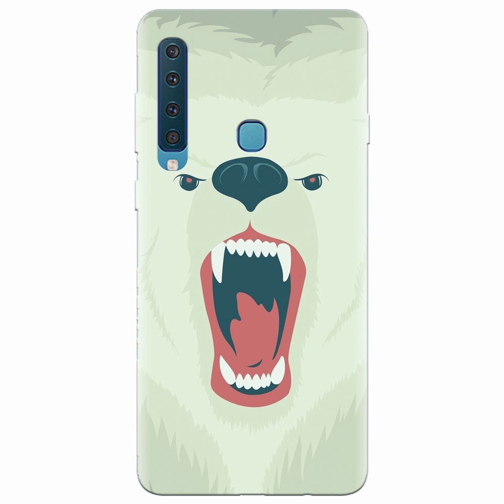 Husa silicon pentru Samsung Galaxy A9 2018, Fierce Polar Bear Winter