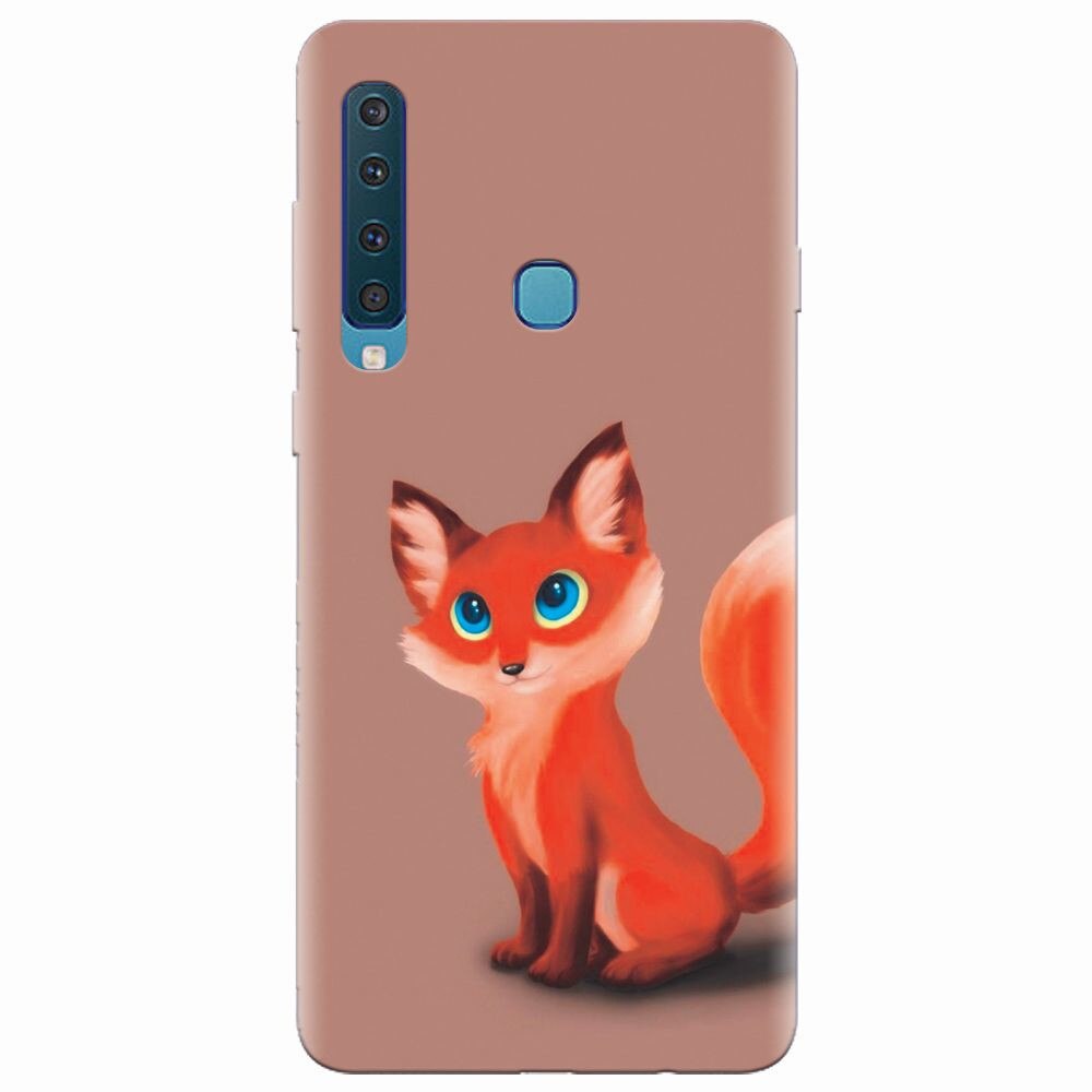 Husa silicon pentru Samsung Galaxy A9 2018, Fox Cartoon Animal And