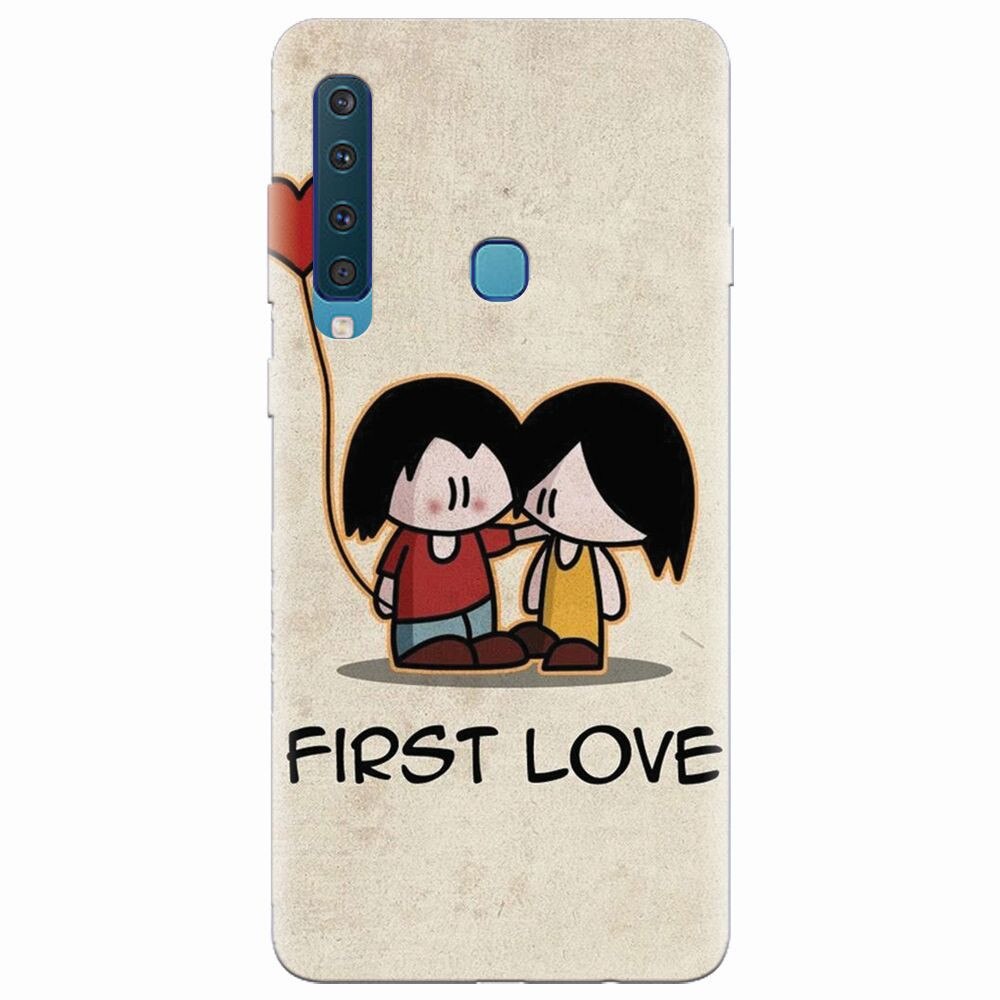 Husa silicon pentru Samsung Galaxy A9 2018, First Love Great Lock Screen