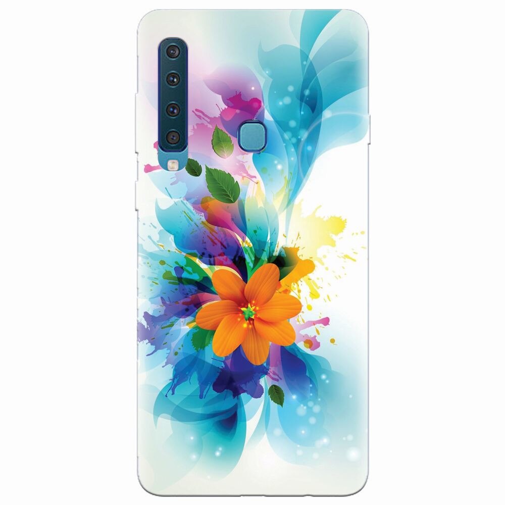 Husa silicon pentru Samsung Galaxy A9 2018, Flower 011