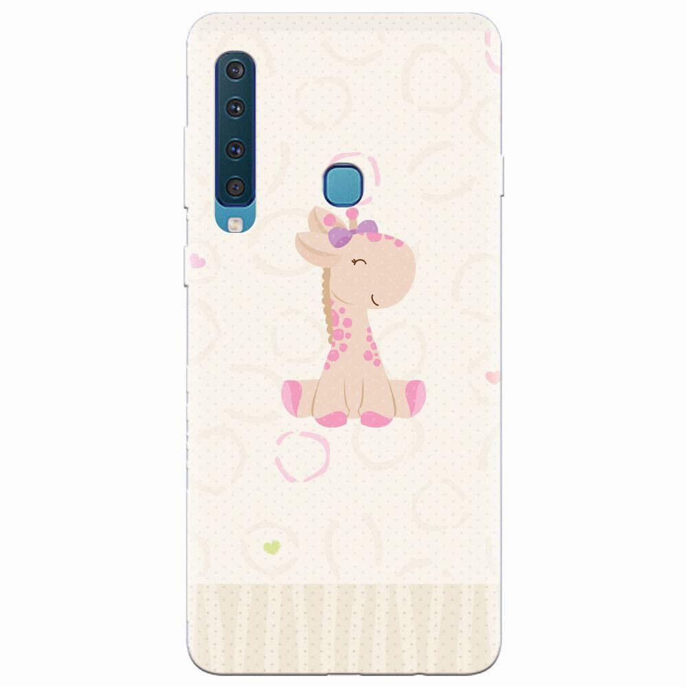 Husa silicon pentru Samsung Galaxy A9 2018, Giraffe Cute