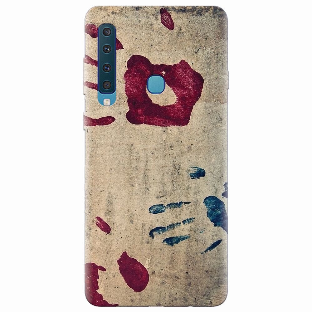 Husa silicon pentru Samsung Galaxy A9 2018, Handprints