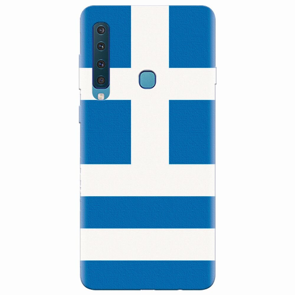 Husa silicon pentru Samsung Galaxy A9 2018, Greece Flag