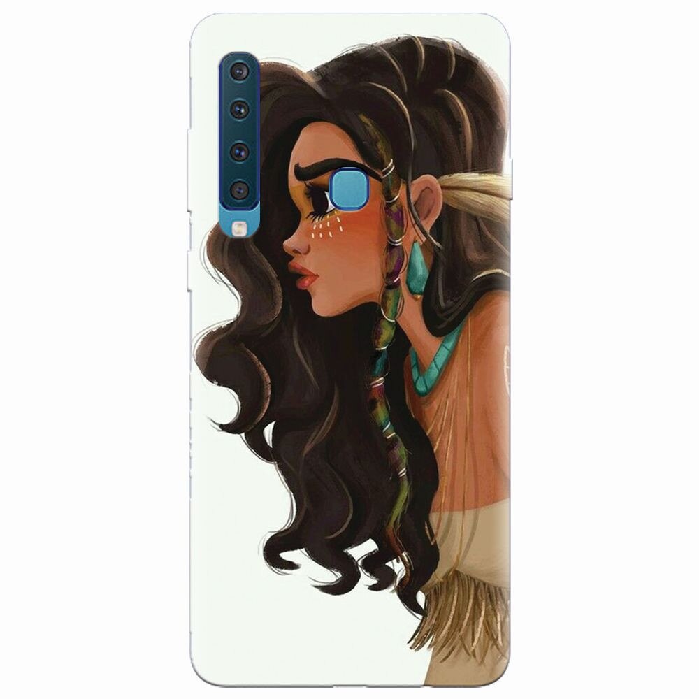Husa silicon pentru Samsung Galaxy A9 2018, Indian Girl