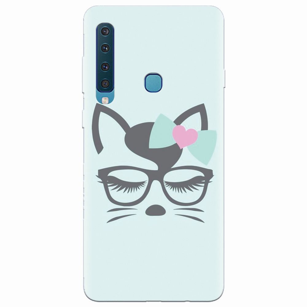 Husa silicon pentru Samsung Galaxy A9 2018, Angel Cat