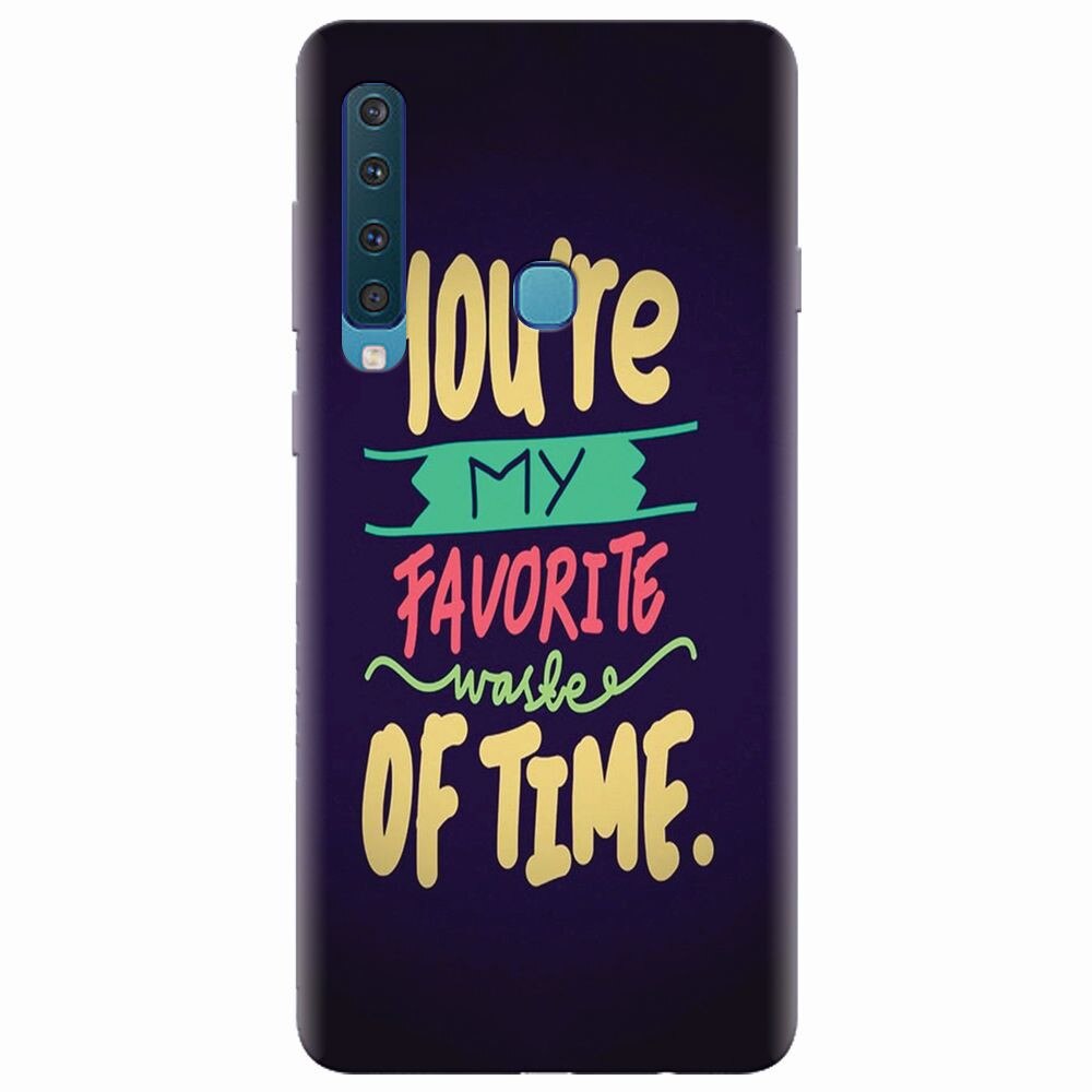 Husa silicon pentru Samsung Galaxy A9 2018, My Favorite Waste Of Time